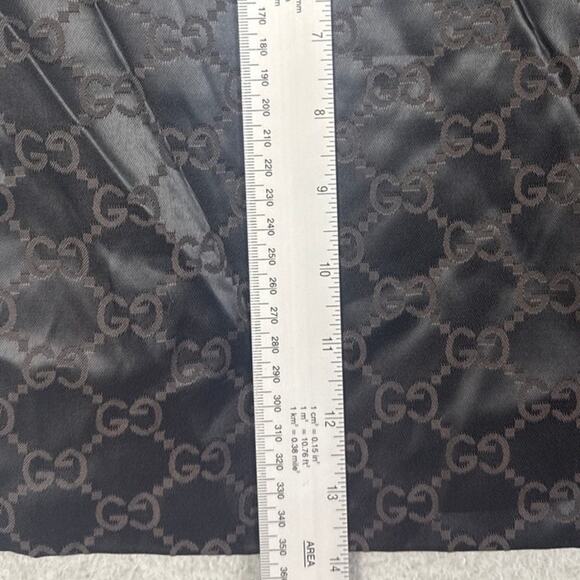 Gucci Dust Cover Bags Set of Two Brown Satin Tonal Branding 10x14 13x11 Designer - Picture 5 of 7